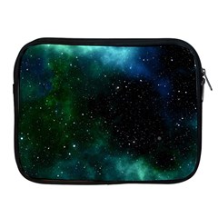 Galaxy Sky Blue Green Apple Ipad 2/3/4 Zipper Cases by snowwhitegirl