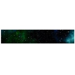 Galaxy Sky Blue Green Large Flano Scarf 