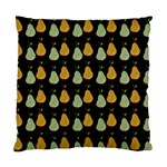 Pears Black Standard Cushion Case (Two Sides) Back