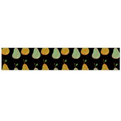 Pears Black Large Flano Scarf 