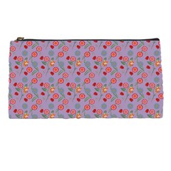 Vintage Floral Lilac Pencil Cases