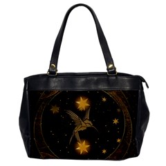 Wonderful Hummingbird With Stars Oversize Office Handbag by FantasyWorld7