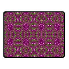 Modern Asian Ornate Pattern Double Sided Fleece Blanket (small)  by dflcprints