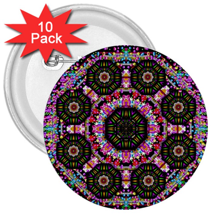 Decorative Candy With Soft Candle Light For Love 3  Buttons (10 pack) 