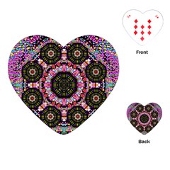 Decorative Candy With Soft Candle Light For Love Playing Cards (heart) by pepitasart