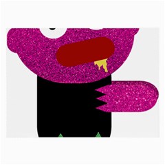 Pink Glitter Zombie Large Glasses Cloth