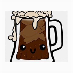 Kawaii Root Beer Float Small Glasses Cloth (2-side)