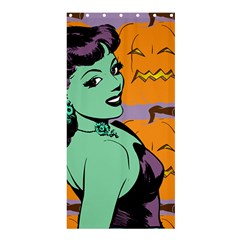 Zombie Retro Girl Shower Curtain 36  X 72  (stall) 