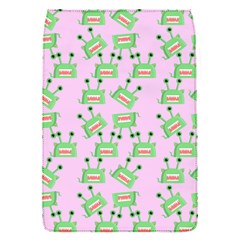 Green Alien Monster Pattern Pink Removable Flap Cover (s)