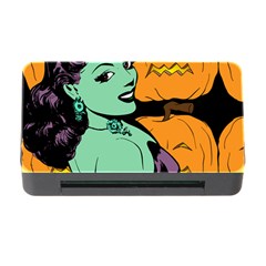 Zombie Retro Girl Black Memory Card Reader With Cf by snowwhitegirl