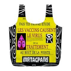 Ronald Story Vaccine Mrtacpans Full Print Recycle Bag (l) by MRTACPANS