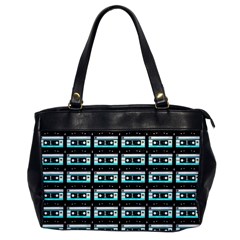 Aqua Cassette Oversize Office Handbag