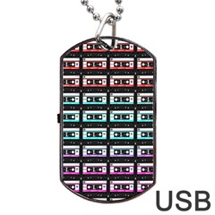 Three Color Ombre Cassette Dog Tag Usb Flash (two Sides) by snowwhitegirl