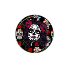 Mexican Skull Lady Hat Clip Ball Marker (10 Pack) by snowwhitegirl