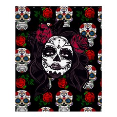 Mexican Skull Lady Shower Curtain 60  X 72  (medium) 