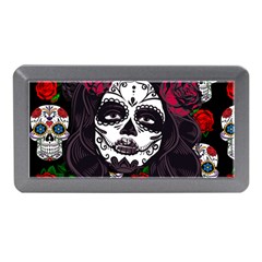 Mexican Skull Lady Memory Card Reader (mini) by snowwhitegirl