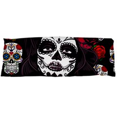 Mexican Skull Lady Body Pillow Case (dakimakura) by snowwhitegirl