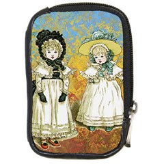 Little Victorian Girls Compact Camera Leather Case