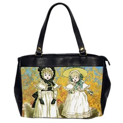 Little Victorian Girls Oversize Office Handbag (2 Sides)