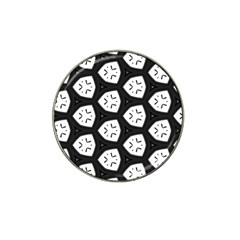 Black And White Hat Clip Ball Marker (10 Pack) by Simbadda