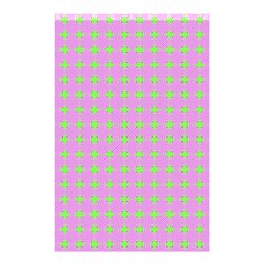 Pastel Mod Pink Green Circles Shower Curtain 48  X 72  (small) 