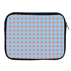 Pastel Mod Blue Orange Circles Apple Ipad 2/3/4 Zipper Cases by BrightVibesDesign