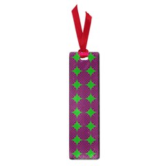 Bright Mod Pink Green Circle Pattern Small Book Marks by BrightVibesDesign