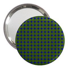 Mod Circles Green Blue 3  Handbag Mirrors by BrightVibesDesign