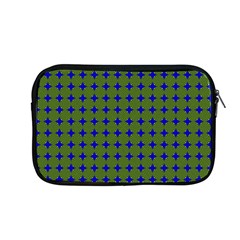 Mod Circles Green Blue Apple Macbook Pro 13  Zipper Case by BrightVibesDesign