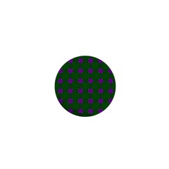 Mod Green Purple Circles Pattern 1  Mini Buttons by BrightVibesDesign
