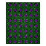 Mod Green Purple Circles Pattern Shower Curtain 60  x 72  (Medium)  60 x72  Curtain