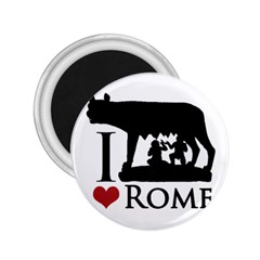 I Love Rome Graphic Icon 2 25  Magnets by dflcprints