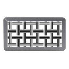 Seamless Stripe Pattern Lines Memory Card Reader (mini) by Simbadda