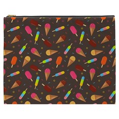 Ice Cream Pattern Seamless Cosmetic Bag (xxxl) by Simbadda
