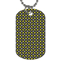 Flower Pattern Pattern Texture Dog Tag (two Sides) by Simbadda