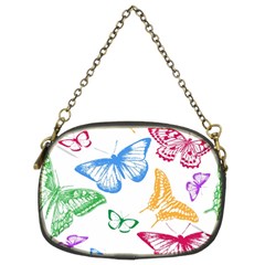 Butterfly Butterflies Vintage Chain Purse (two Sides) by Simbadda