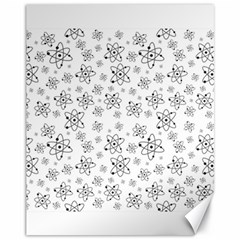 Atom Chemistry Science Physics Canvas 11  x 14 