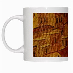 Roof Building Canvas Roofscape White Mugs by Simbadda