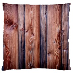 Wood Boards Wooden Wall Wall Boards Large Flano Cushion Case (two Sides) by Simbadda