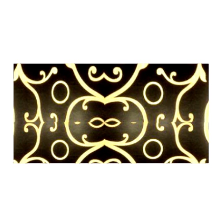 Black embossed swirls in gold By FlipStylez Designs Satin Wrap