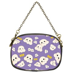 Cute Kawaii Popcorn Pattern Chain Purse (two Sides) by Valentinaart