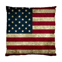 Vintage American Flag Standard Cushion Case (one Side) by Valentinaart