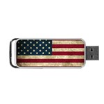 Vintage American flag Portable USB Flash (One Side) Front