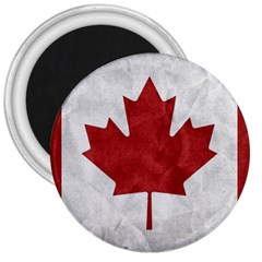 Canada Grunge Flag 3  Magnets