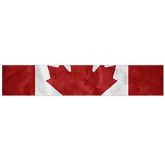 Canada Grunge Flag Large Flano Scarf 