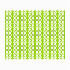 Circle Stripes Lime Green Modern Pattern Design Small Glasses Cloth by BrightVibesDesign