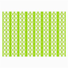 Circle Stripes Lime Green Modern Pattern Design Large Glasses Cloth by BrightVibesDesign