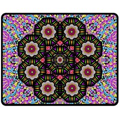 Decorative Ornate Candy With Soft Candle Light For Peace Fleece Blanket (medium)  by pepitasart