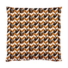 Vintage Camera Chevron Orange Standard Cushion Case (one Side) by snowwhitegirl