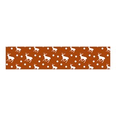 Deer Dots Orange Velvet Scrunchie